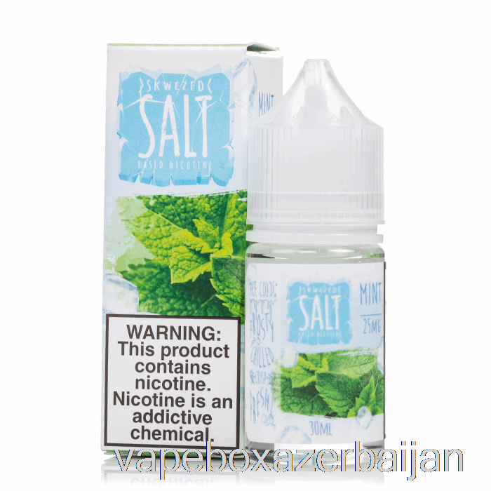 Vape Box Azerbaijan ICE Mint - SKWEZED Salts - 30mL 25mg